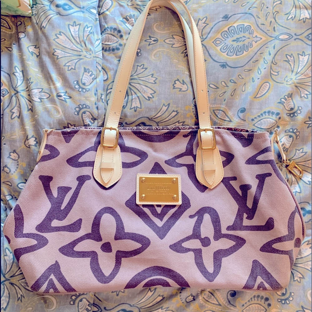 Louis Vuitton Large Bag: Purple